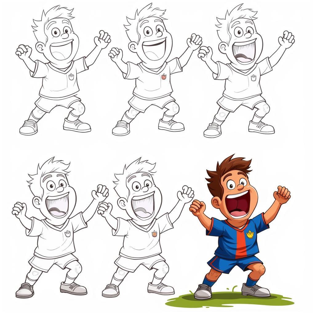 Big Fan Cartoon Creation Process