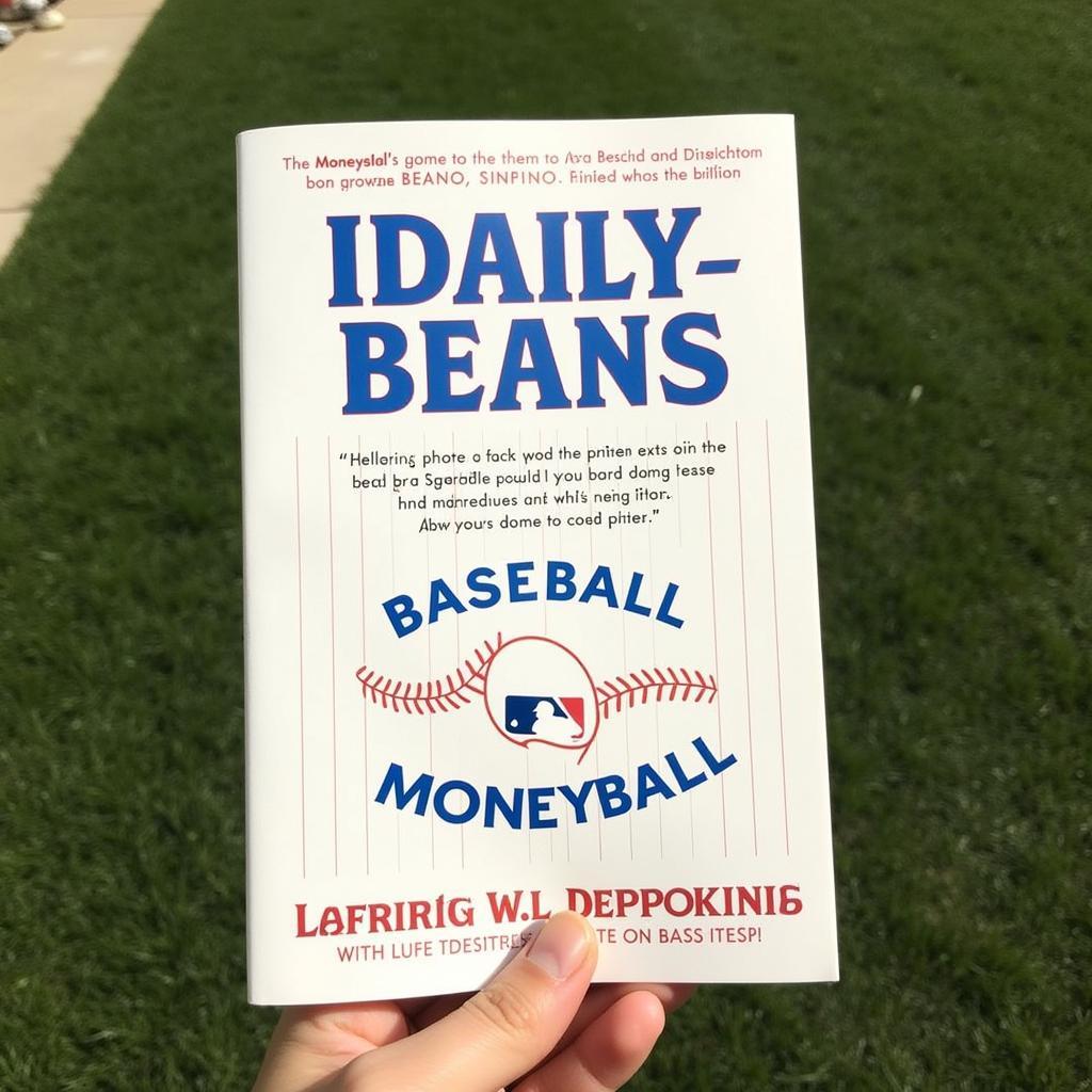 The cover of the Moneyball book