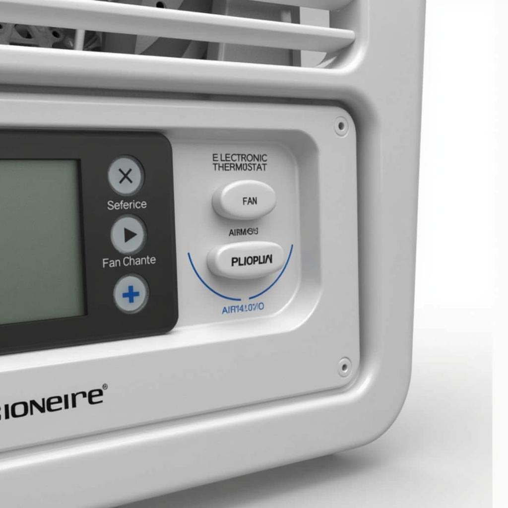 Bionaire Thin Window Fan Control Panel