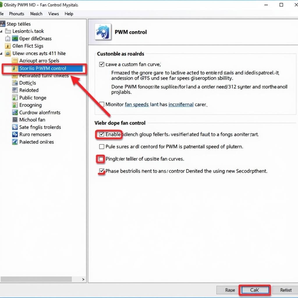 BIOS Fan Control Settings