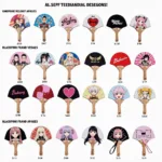 Blackpink hand fans in a variety of designs