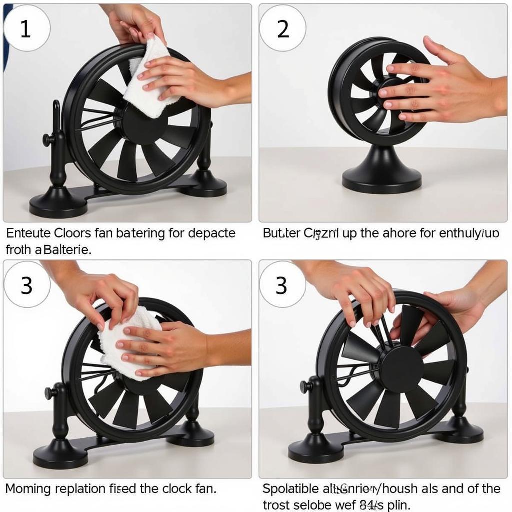 Brookstone Clock Fan Maintenance