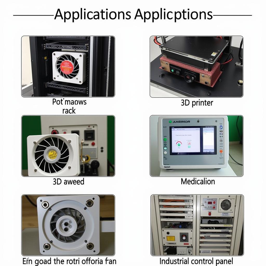 Various Applications of Brushless 24V 60mm Fans