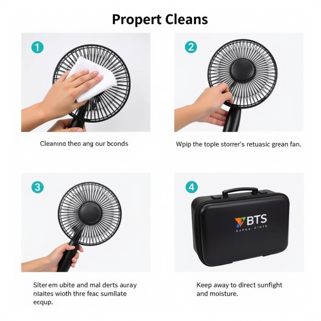 Maintaining Your BTS Electric Fan: Cleaning and Storage