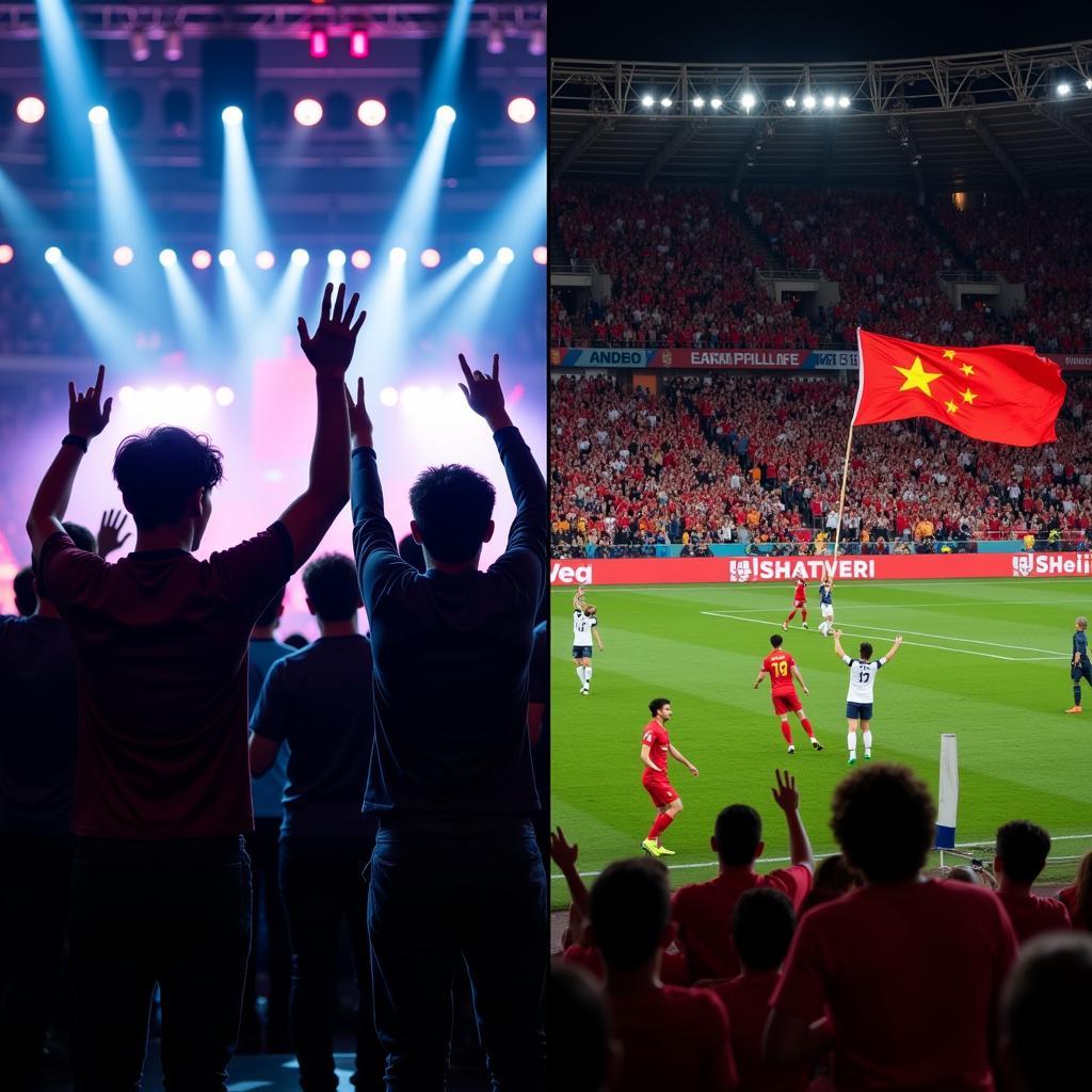 BTS Fans and Vietnam Football: Exploring the dynamics between K-pop fandom and national football identity.