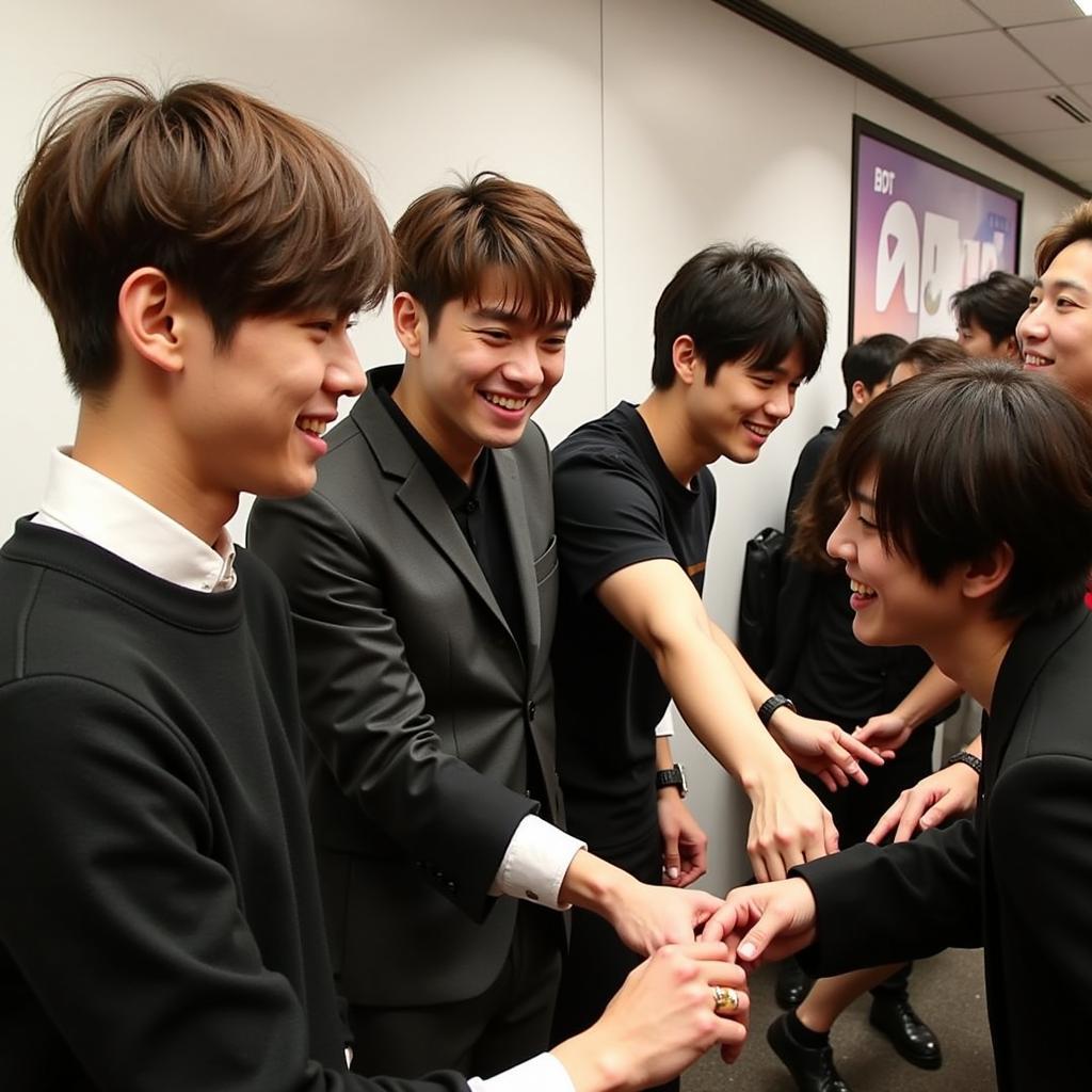 BTS Interacting with Fans at the 2015 Japan Fan Meeting