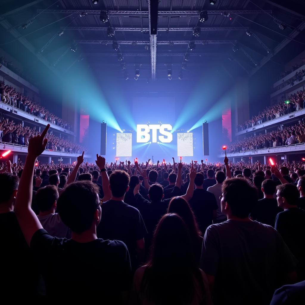 BTS Male Fans at a Concert