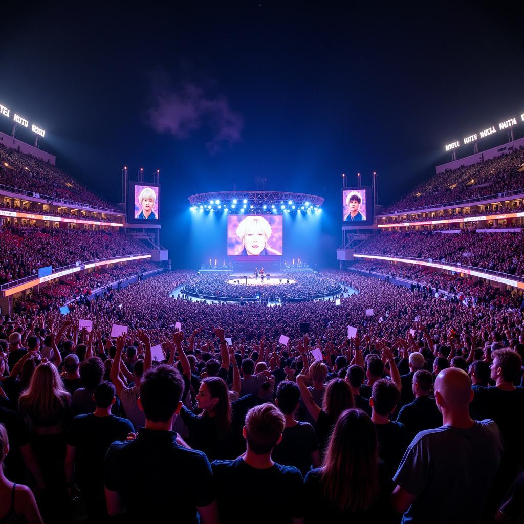 BTS US ARMY Concert Crowd