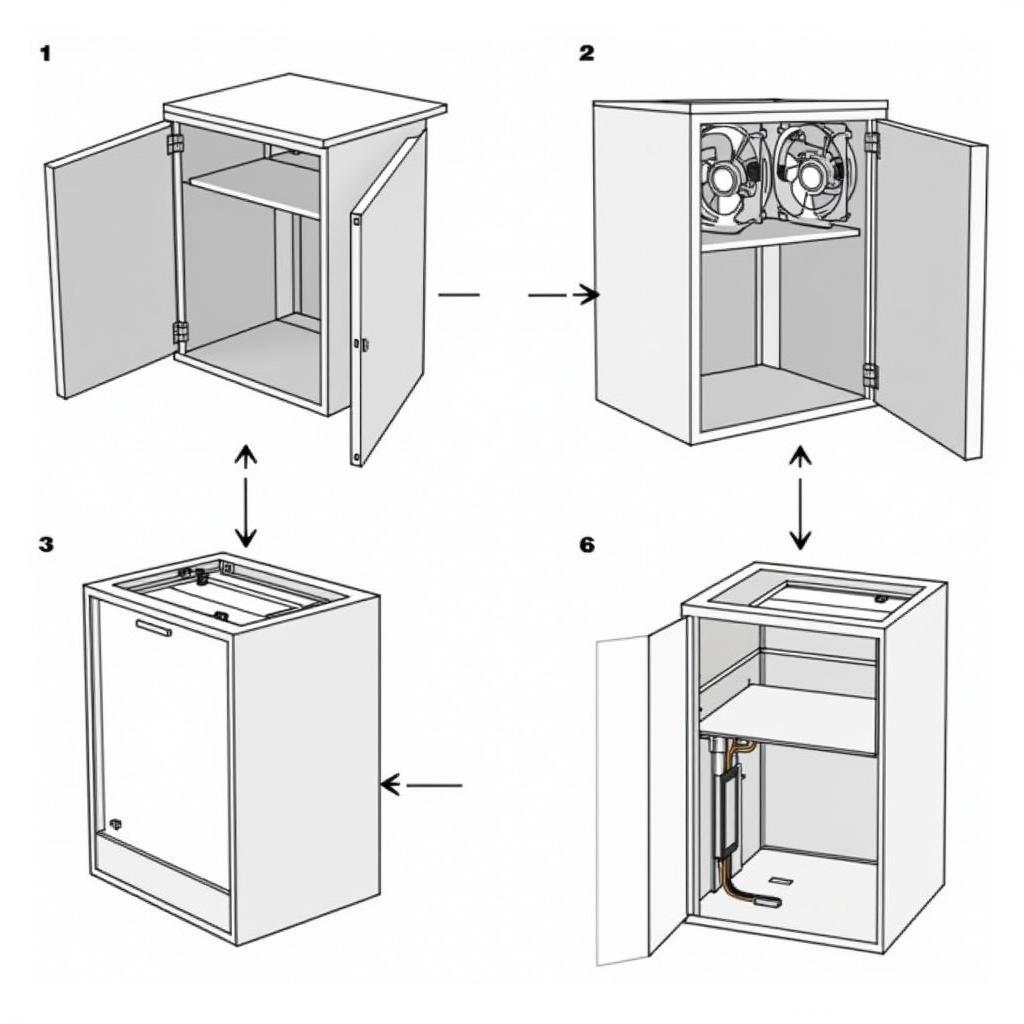 Installing a Cabinet Cooling Fan Kit