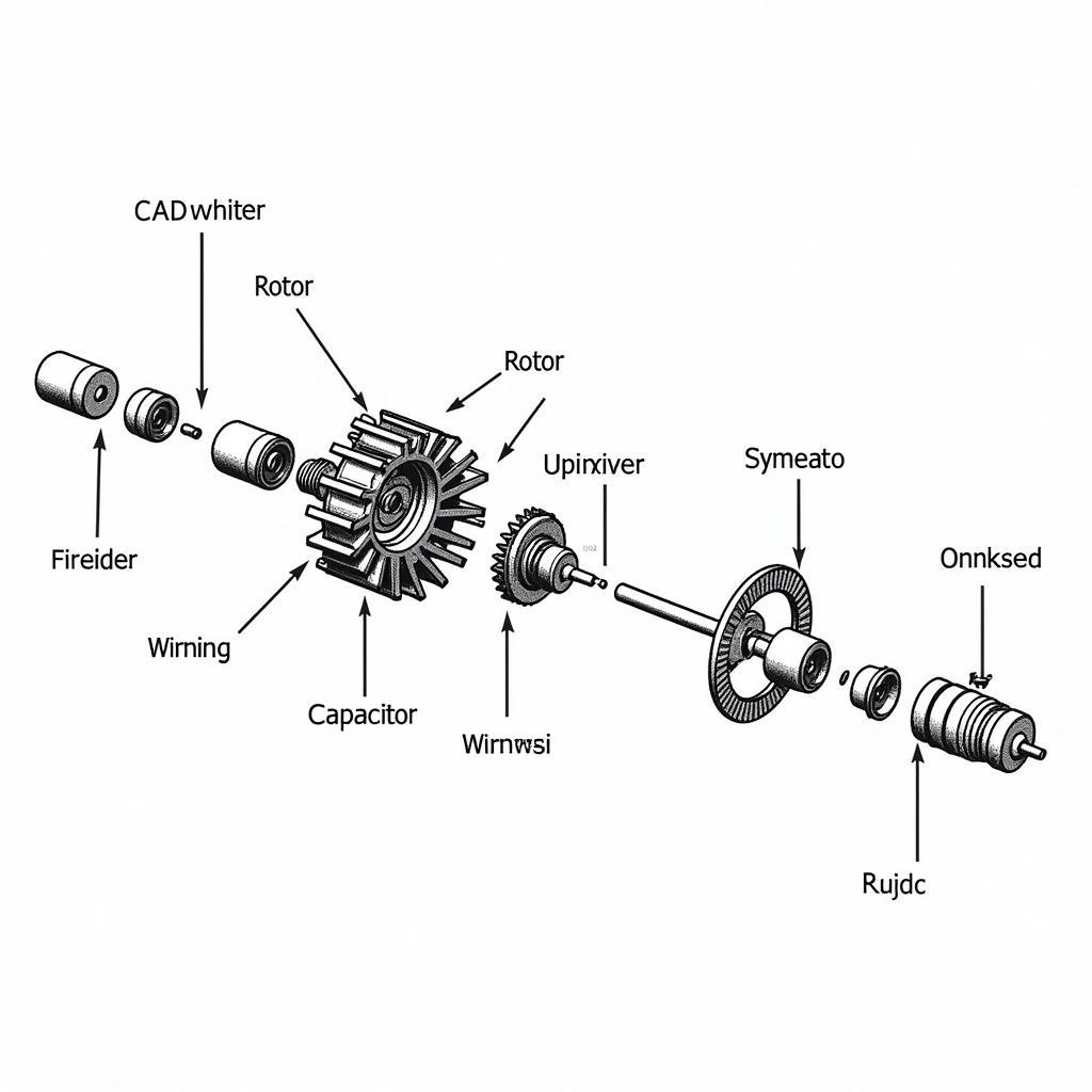 Cadelectrical Fan Components Diagram