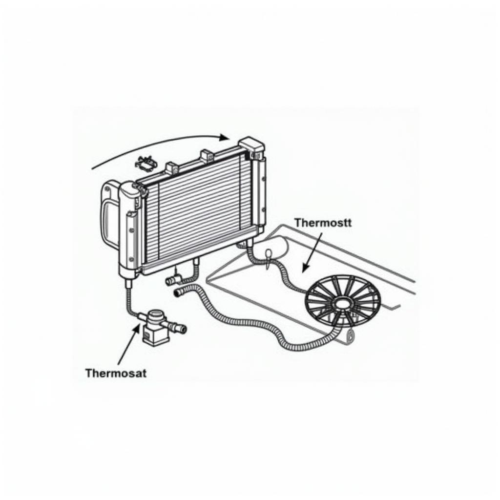 Car Cooling Fan Diagram