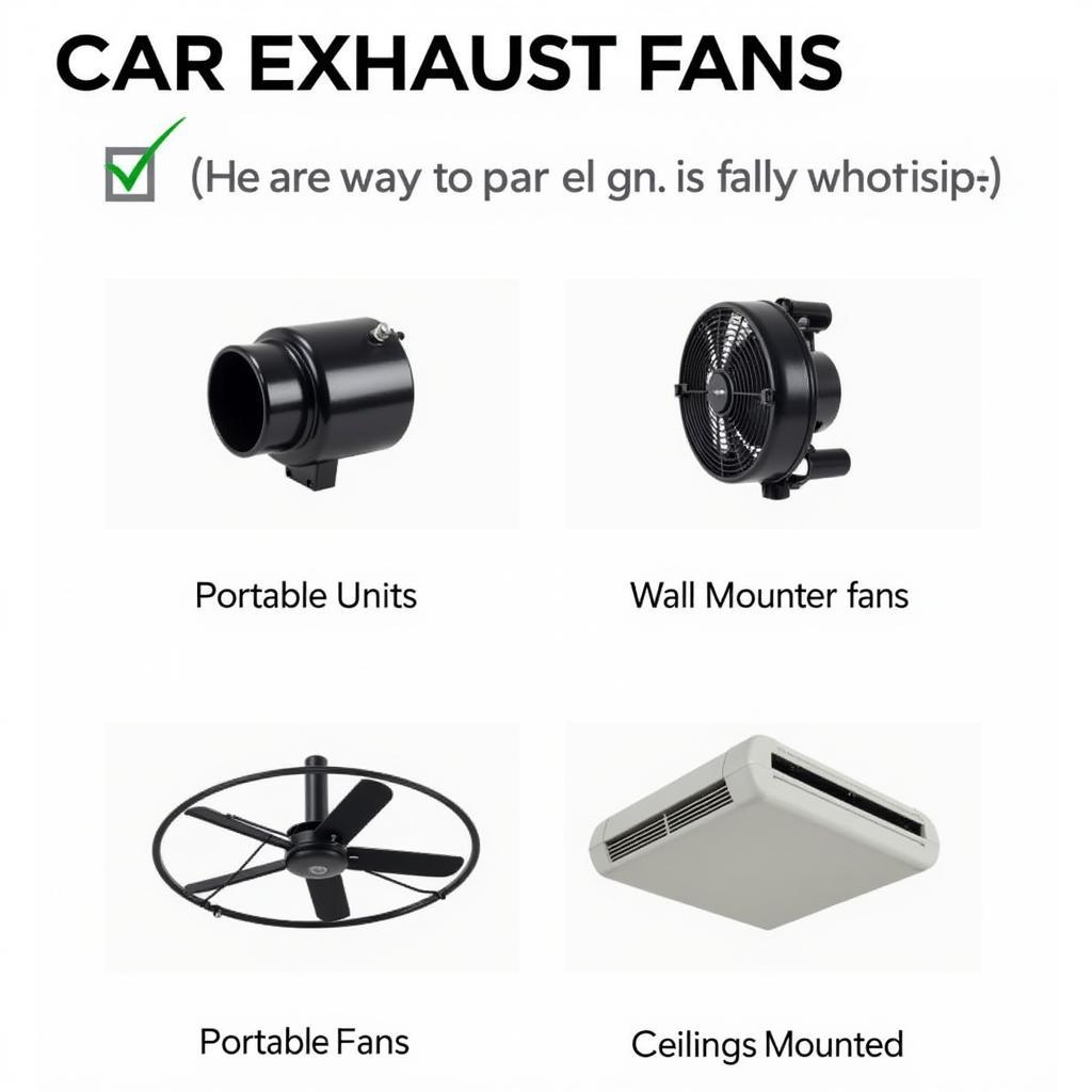 Different Types of Car Exhaust Fans