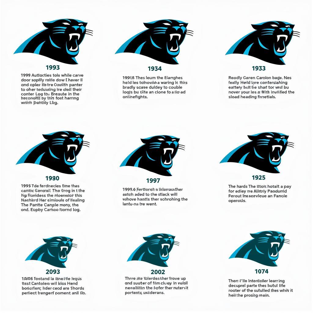 Carolina Panthers Logo Evolution Through the Years