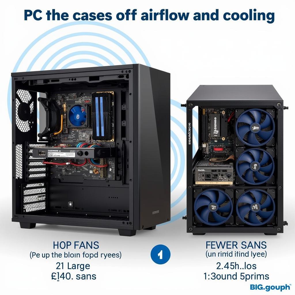 Comparison of Different PC Case Sizes and Fan Configurations