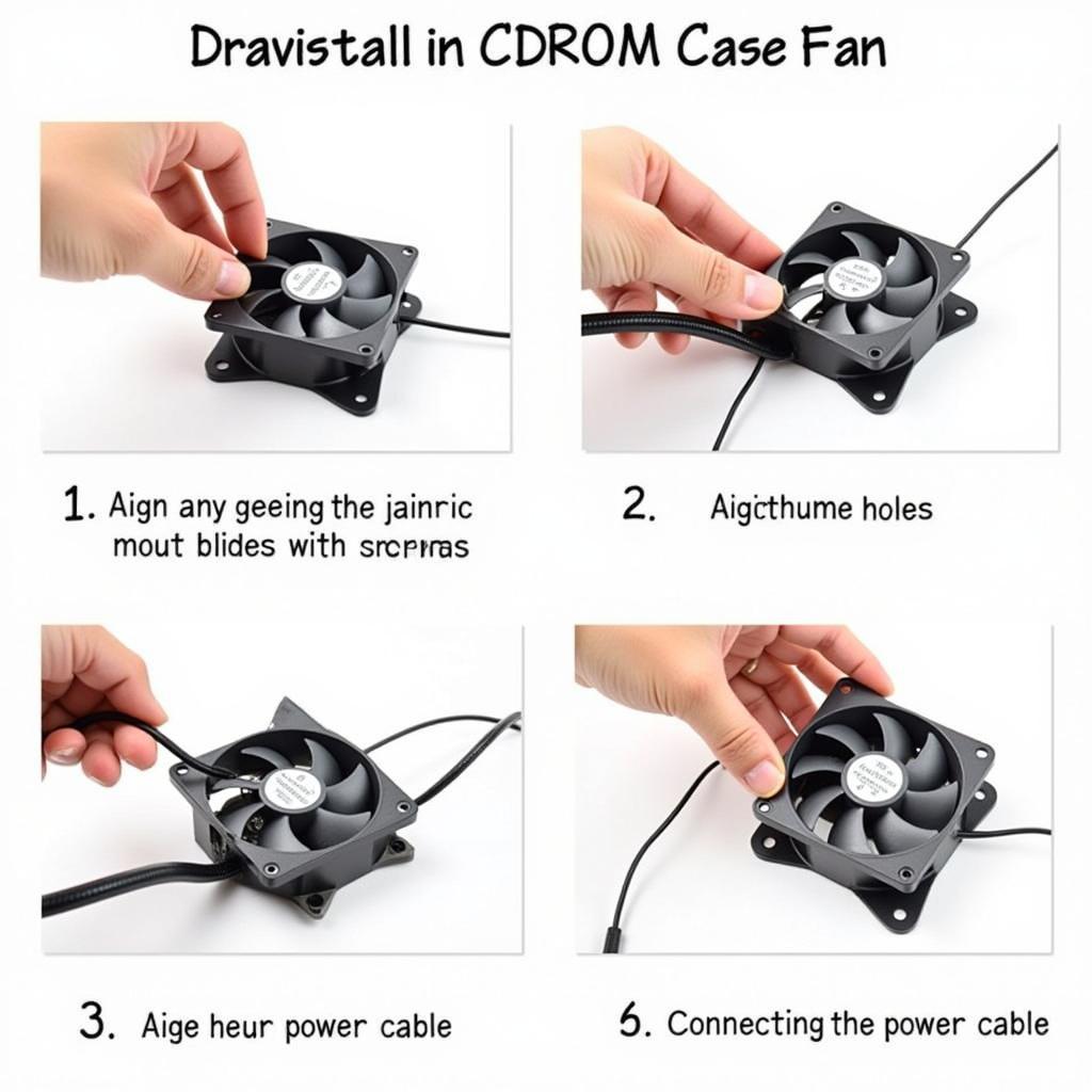 Installing a CDROM Case Fan