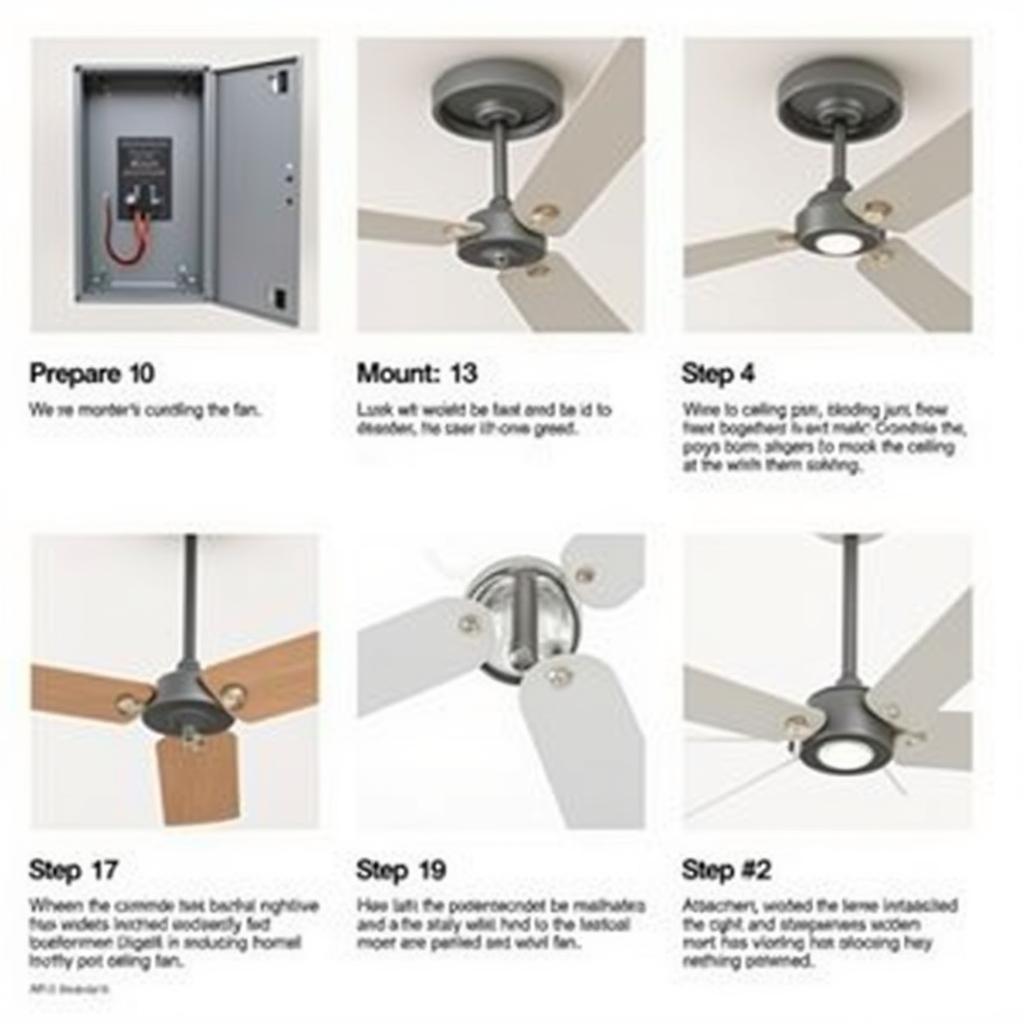 Ceiling Fan Installation Steps