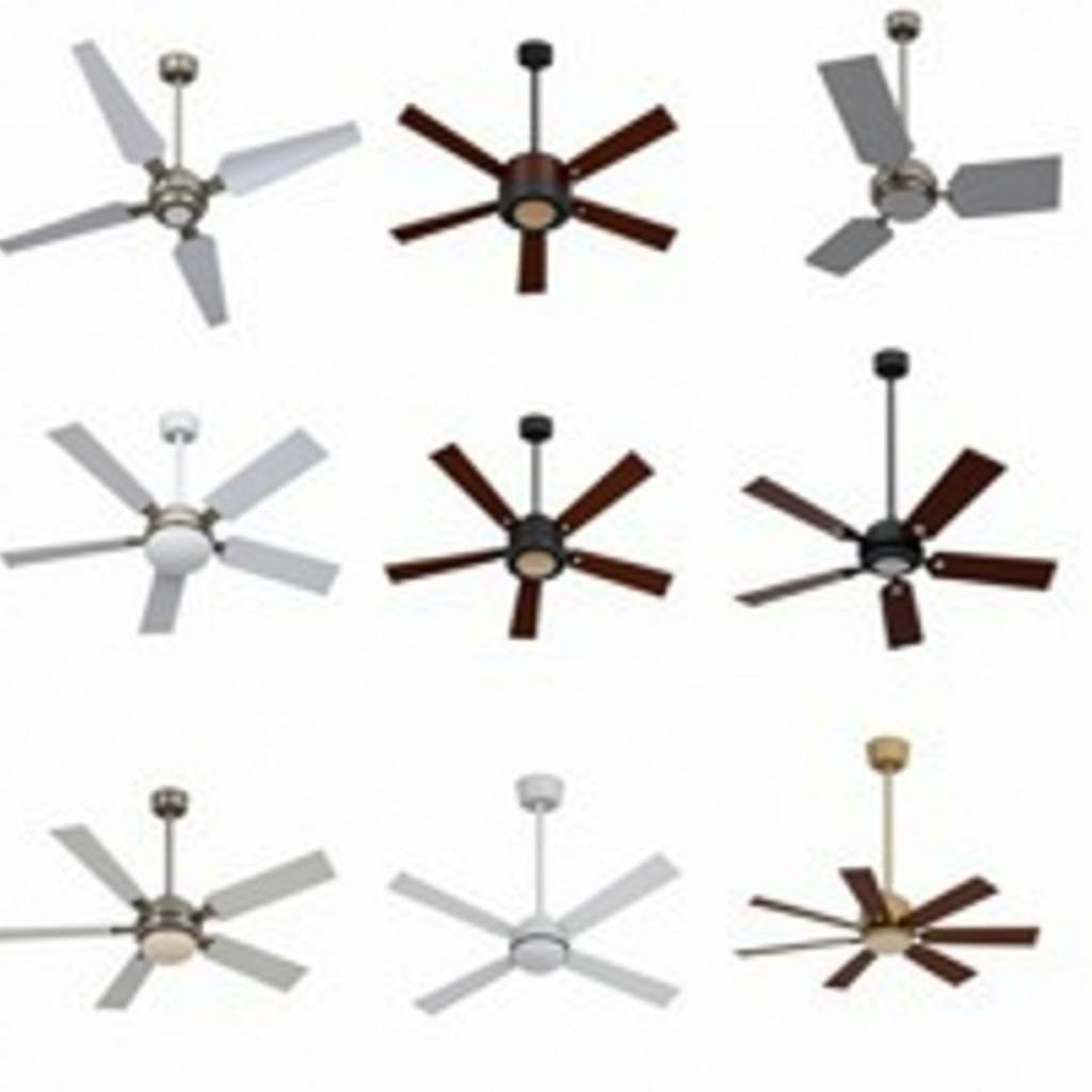 Ceiling Fan Revit Family Types