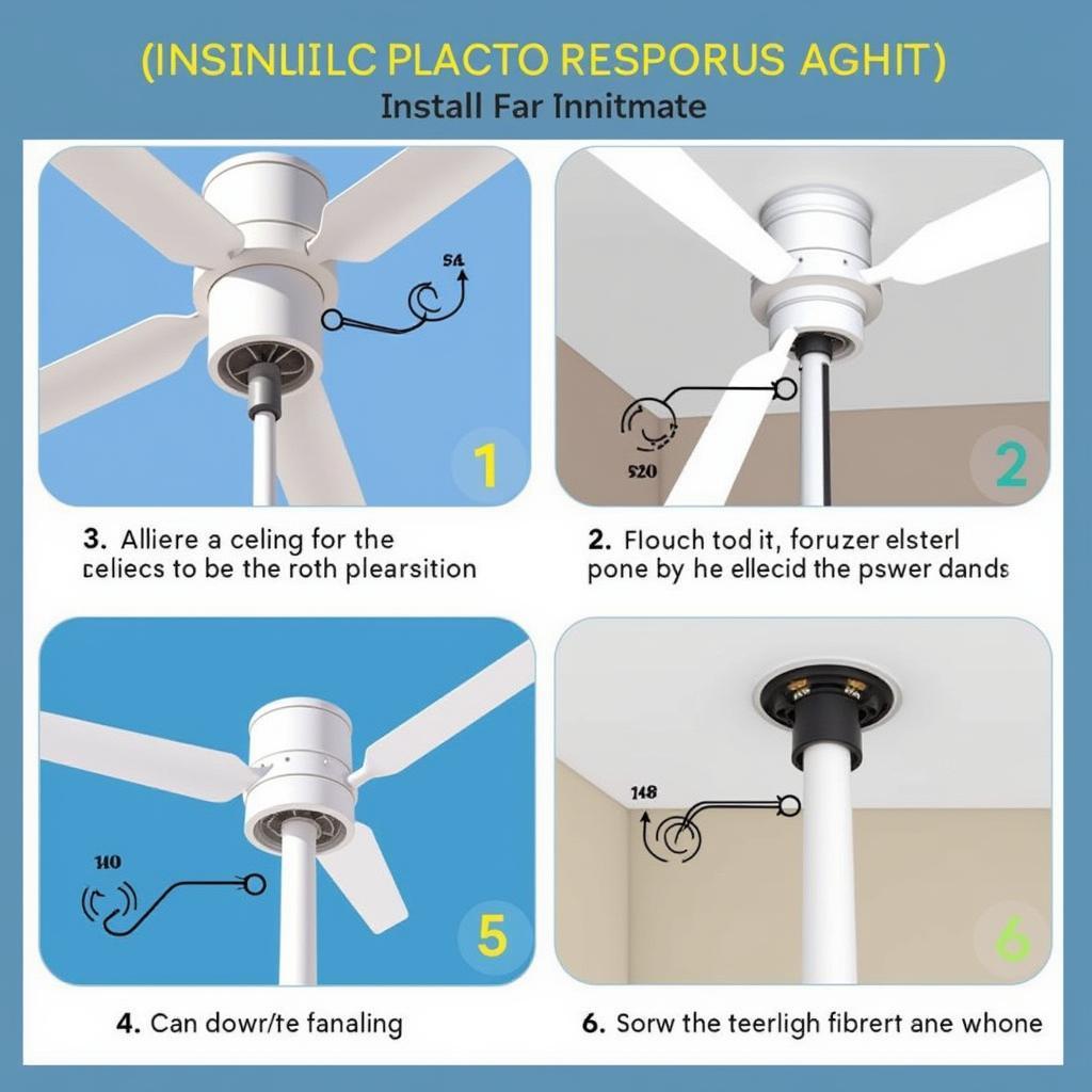 Ceiling Fan Wind Turbine Kit Installation Process