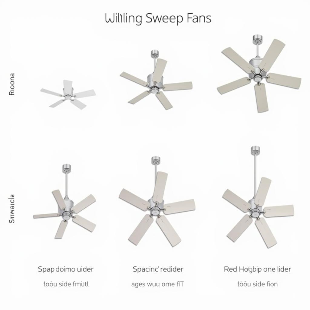 Ceiling Sweep Fan Sizes in Australia