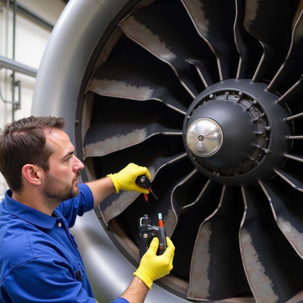 CFM56 Fan Blade Inspection Process