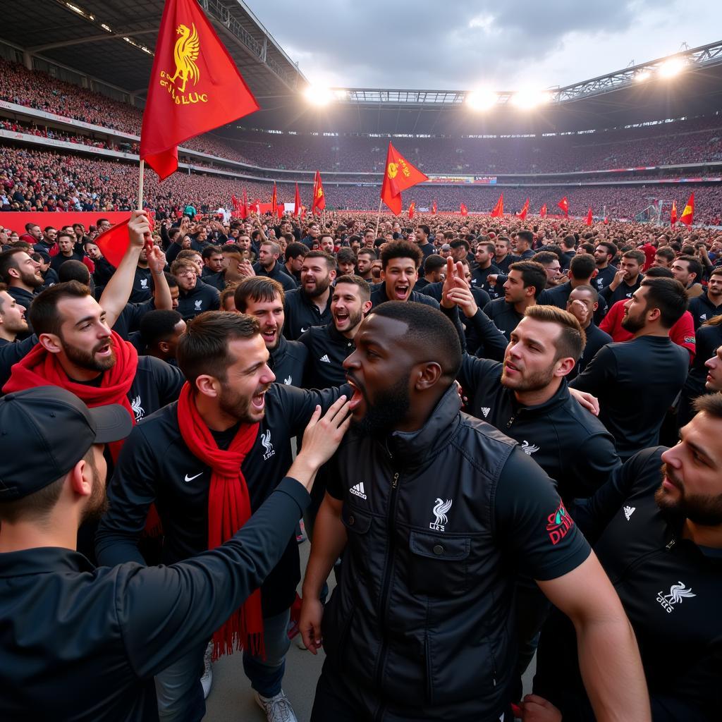 Champions League Final 2018 Fan Disruption Outside Stadium