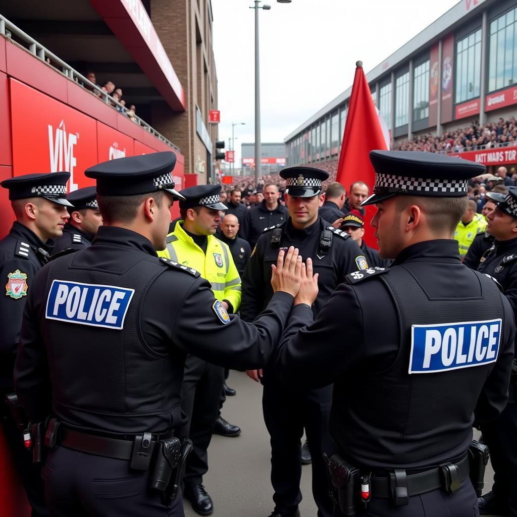 Champions League Final 2018 Police Interaction with Fans