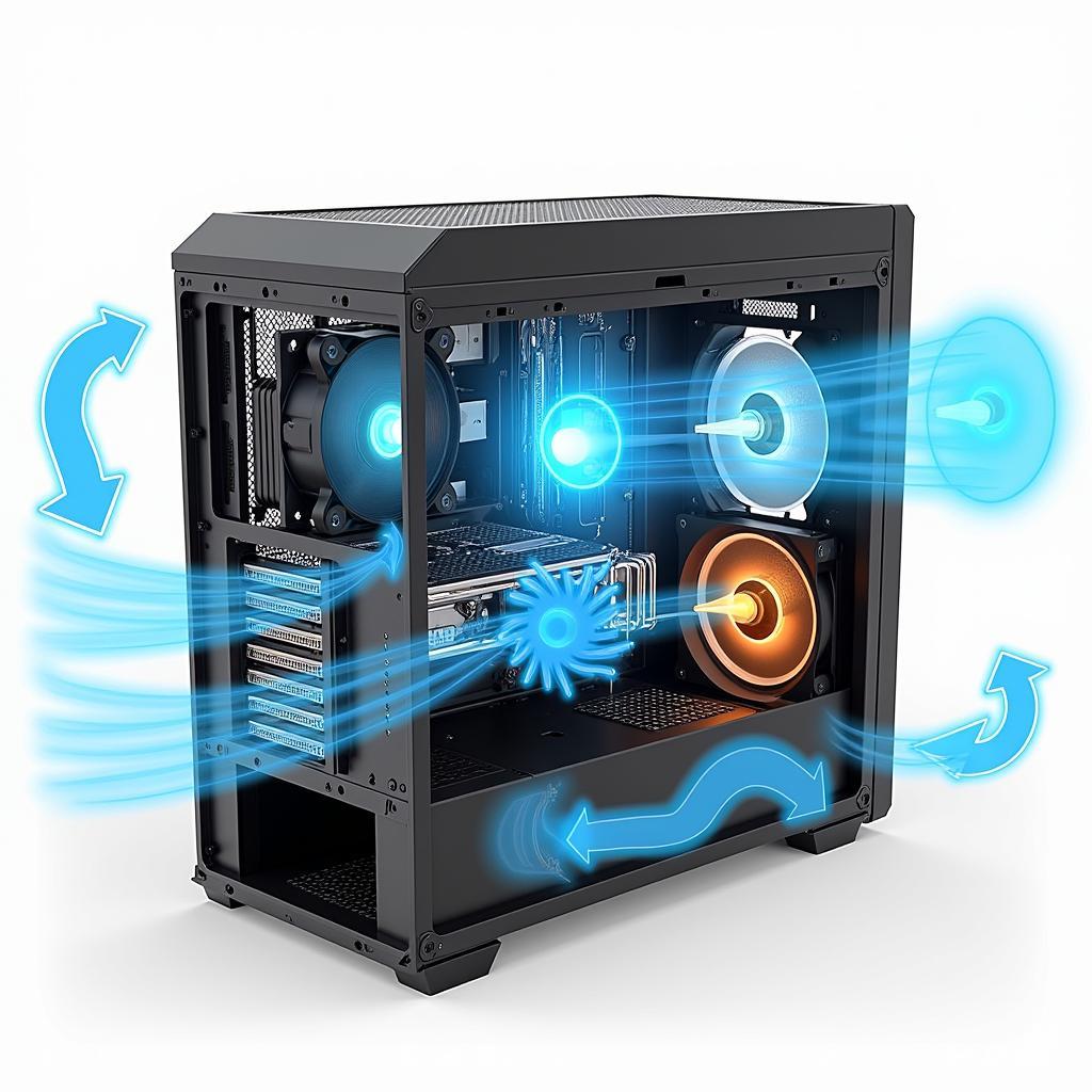 Cheap Fan Case Main Airflow Diagram