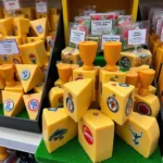 Miniature Cheese-Themed Football Merchandise