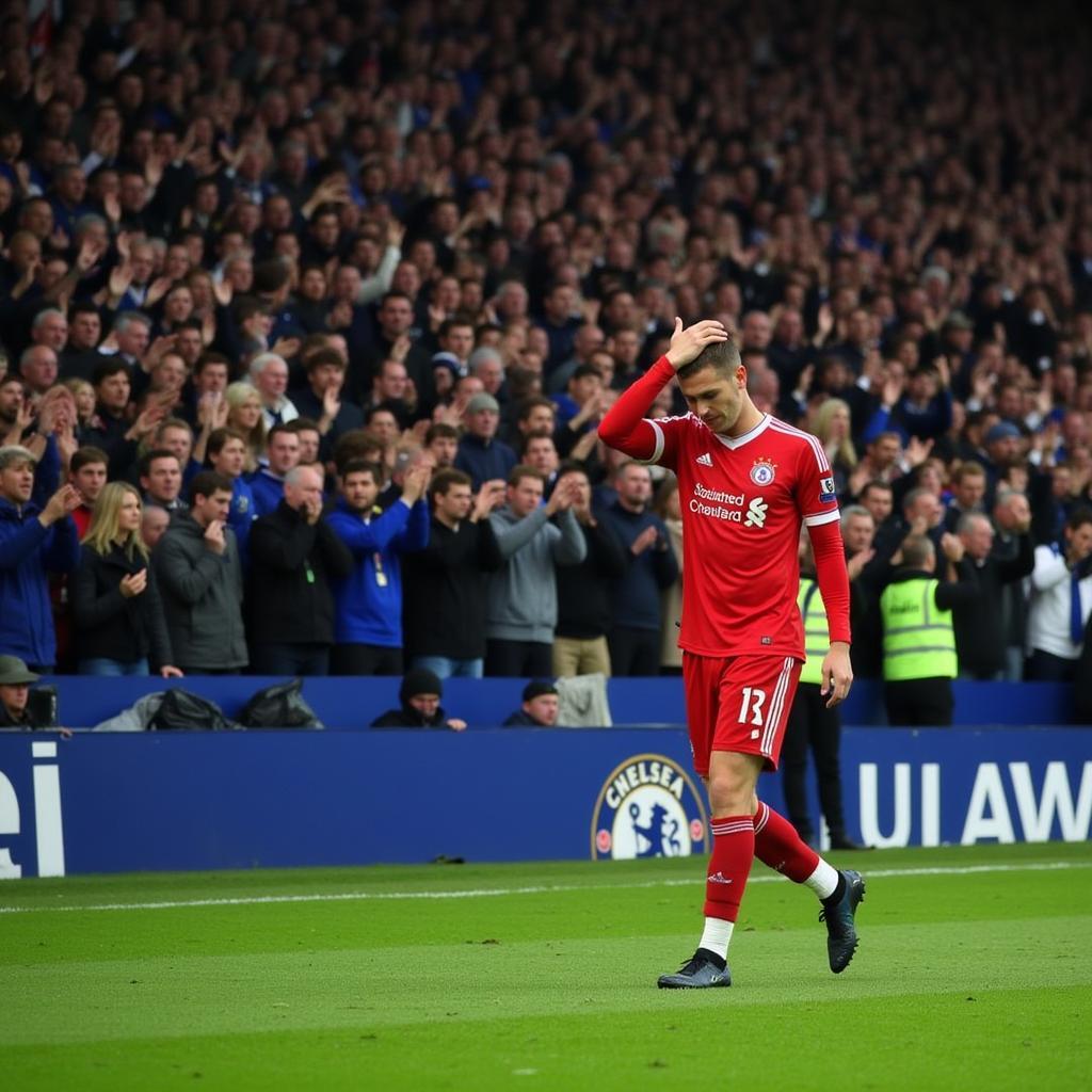 Chelsea Fans Applauding Gerrard