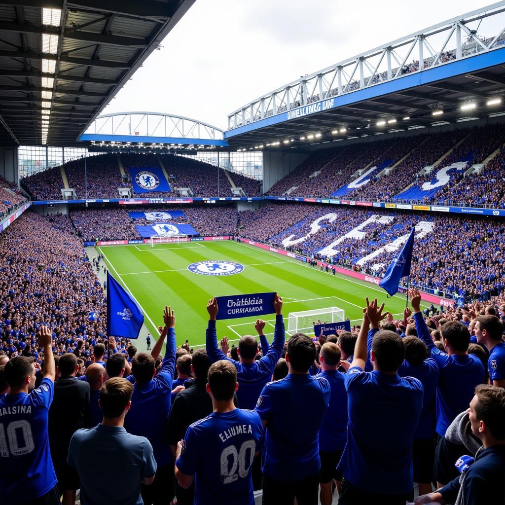 Chelsea Fans at Stamford Bridge