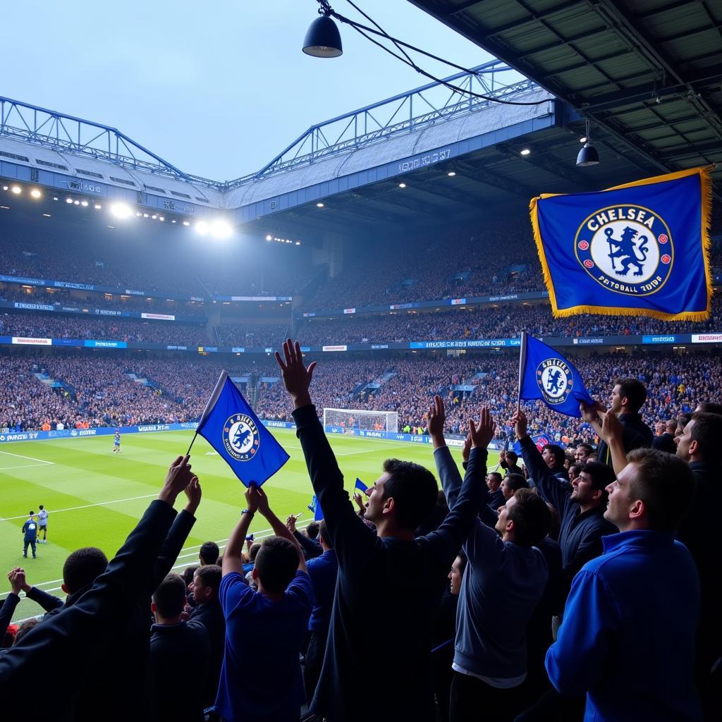 Chelsea Fans at Stamford Bridge