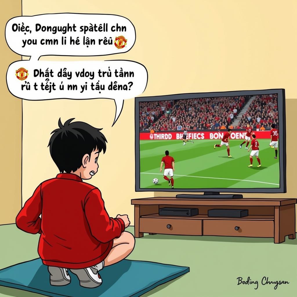 Chị Dậu Reacting to a Manchester United Loss