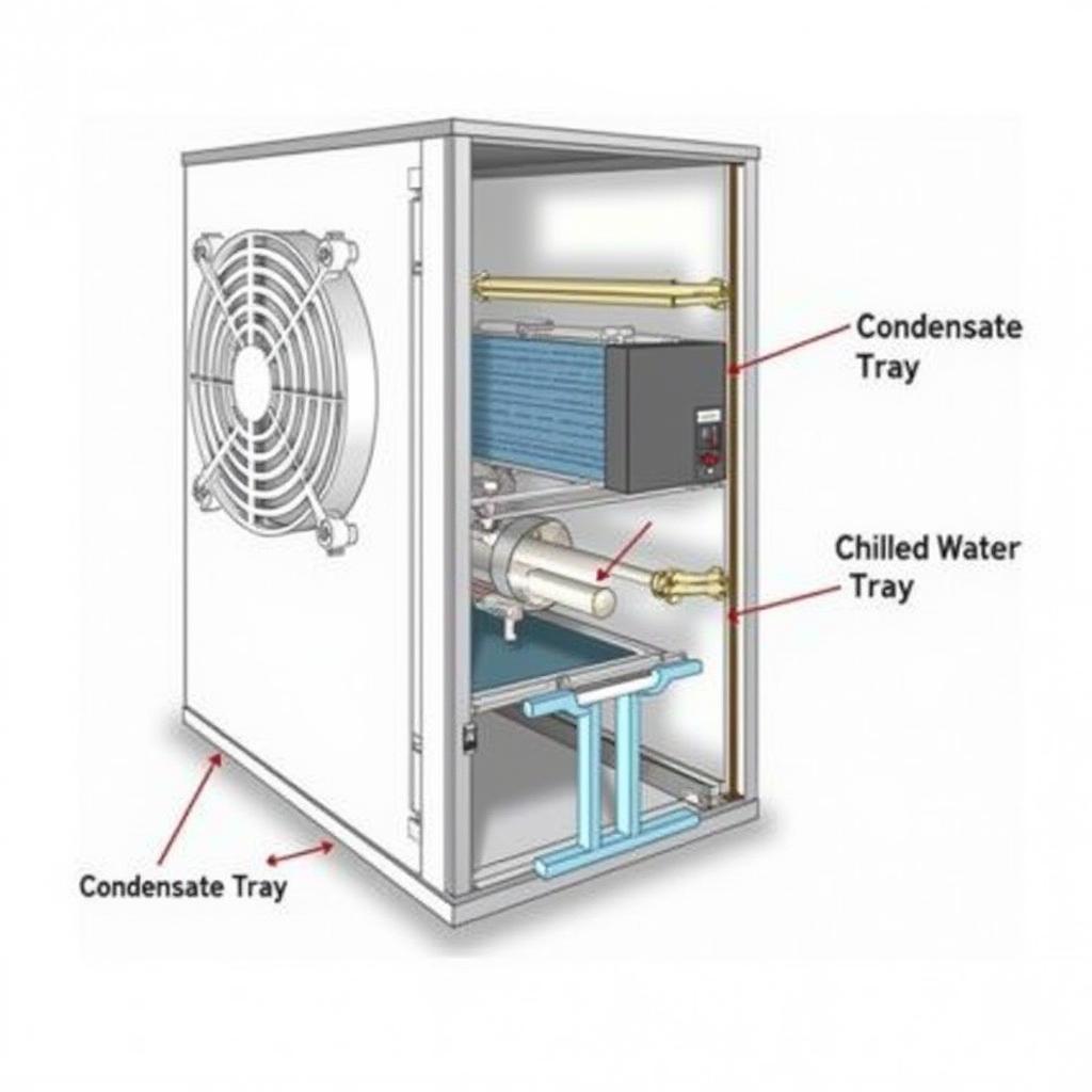 Diagram of a Chilled Water Fan Coil Unit