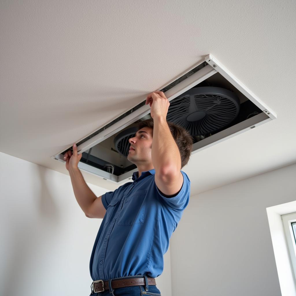 Installation of a Chilled Water Fan Coil Unit