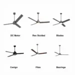 Choosing a Quiet Ceiling Fan: Look for DC motors, balanced blades, and well-lubricated bearings for optimal quiet operation.