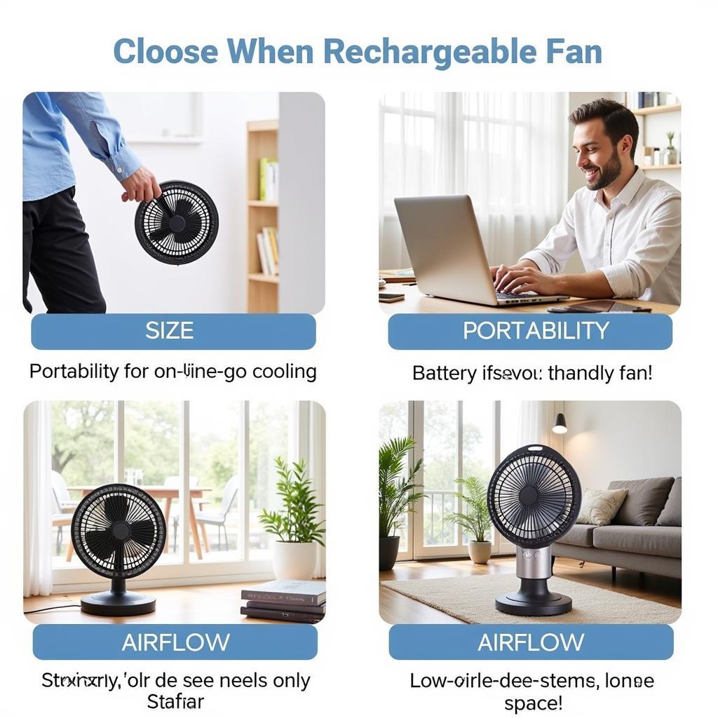 Choosing the Right Rechargeable Fan