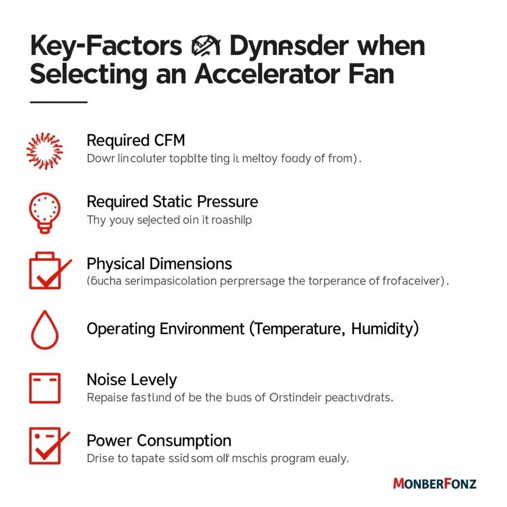 Factors to Consider When Choosing an Accelerator Fan - CFM, Static Pressure, Dimensions, Environment, Noise Levels, Power Consumption