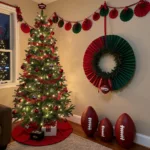 Christmas Fan Cave Red and Green Decorations