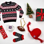 Christmas themed gifts for football fans