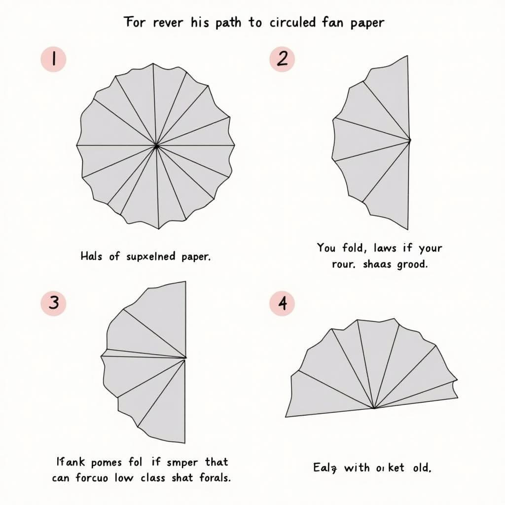 Circular Fan Origami Instructions