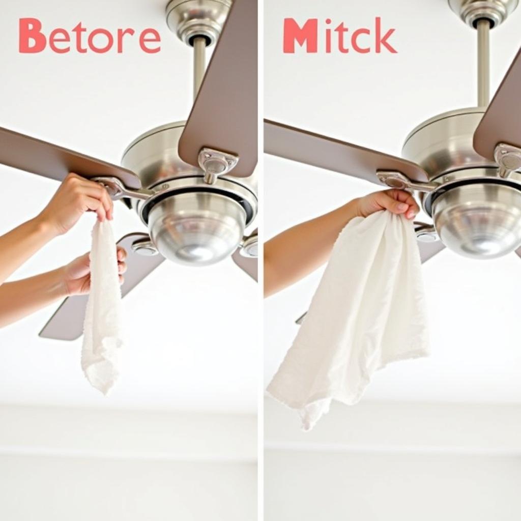 Cleaning Ceiling Fan Blades in San Antonio