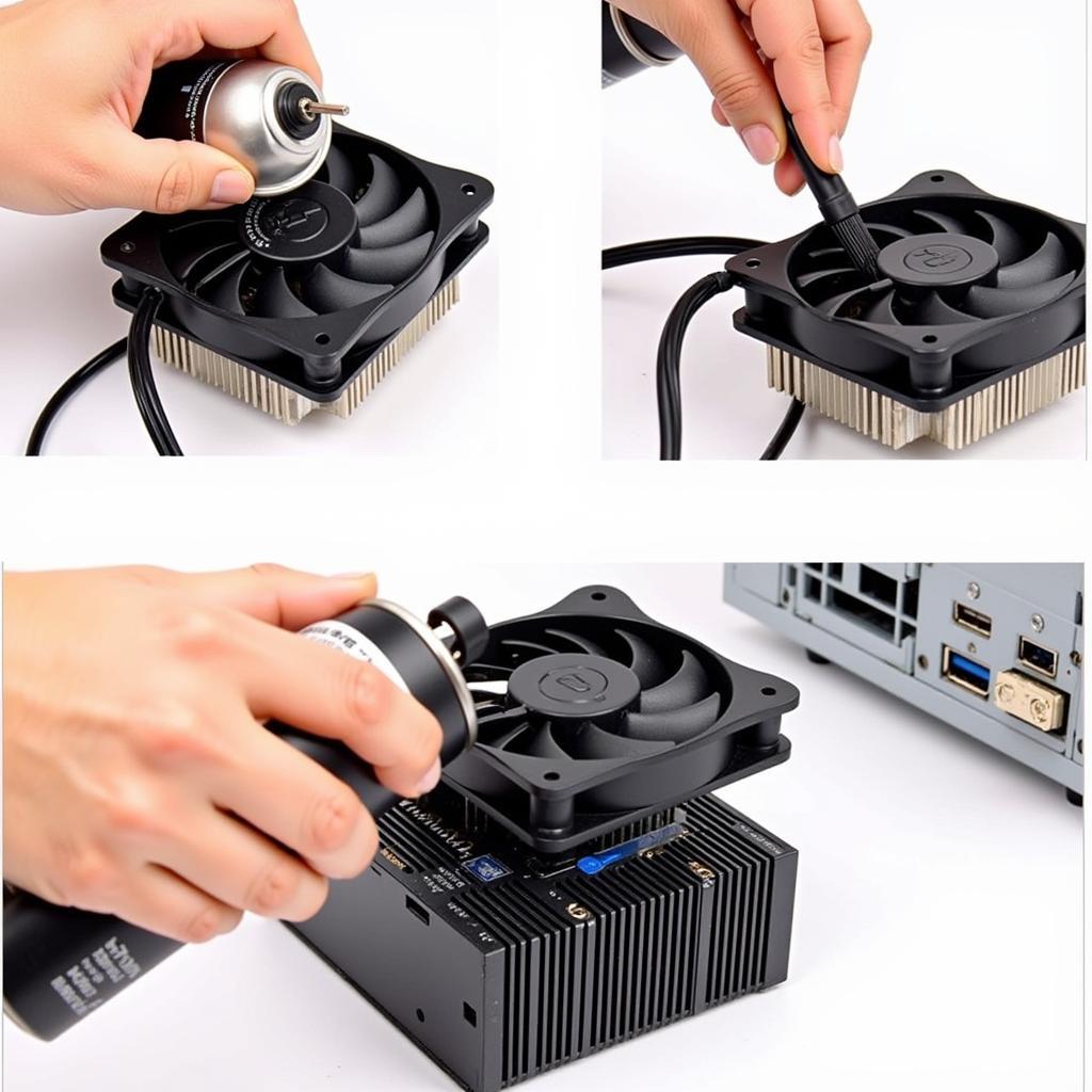 Cleaning a CPU Fan