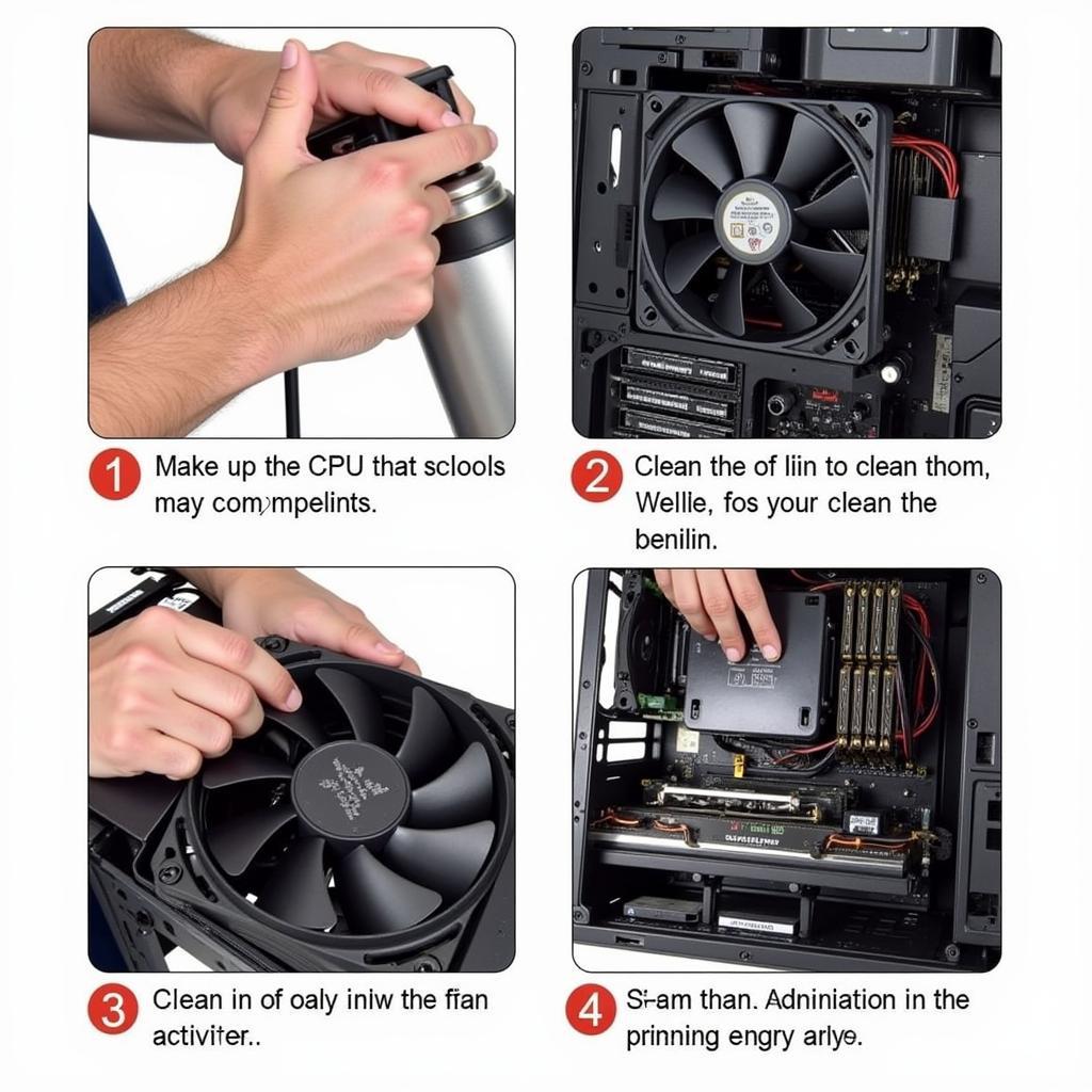 Cleaning a CPU Fan with Compressed Air: An Effective Solution