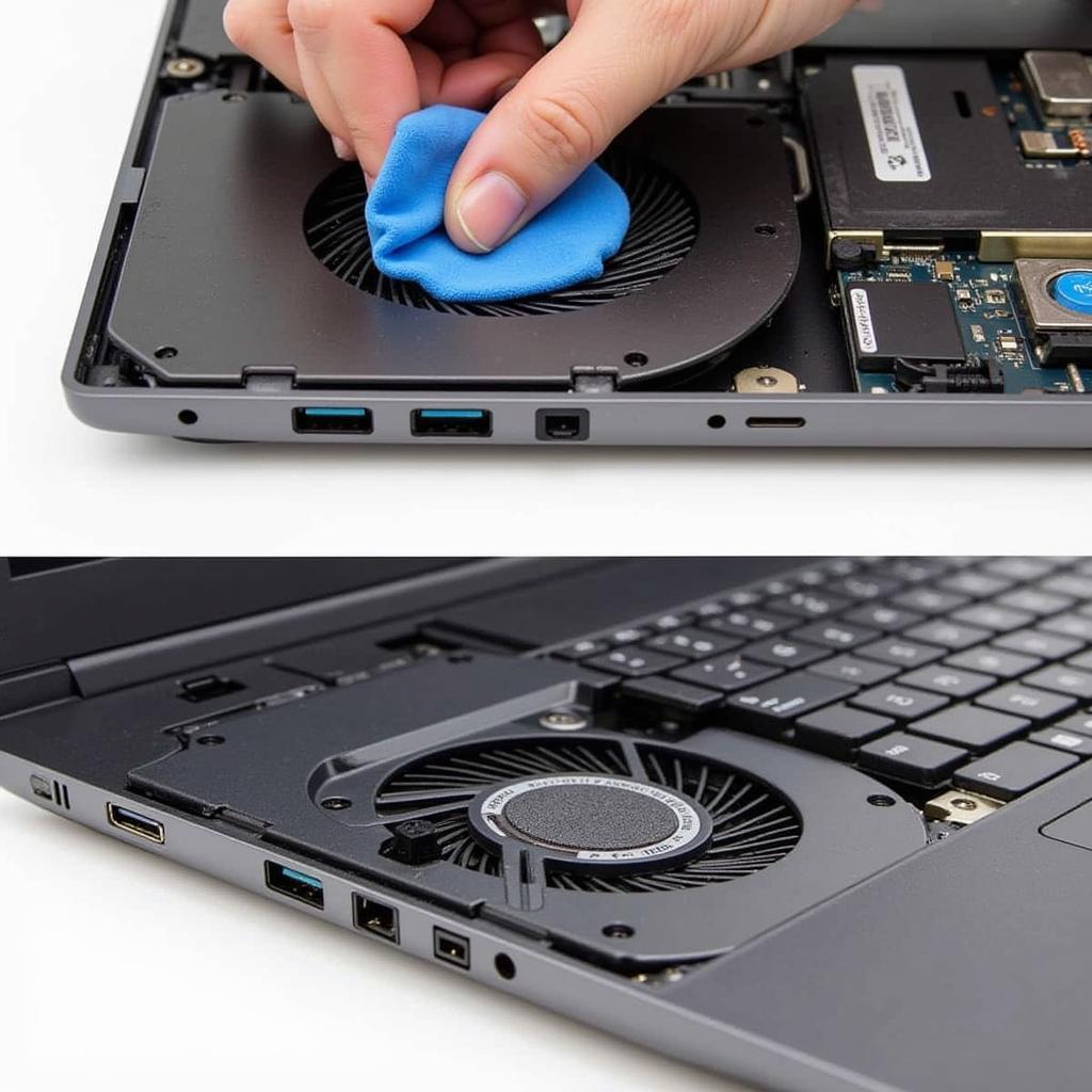 Cleaning Dust from Dell Inspiron 13 5368 Fan