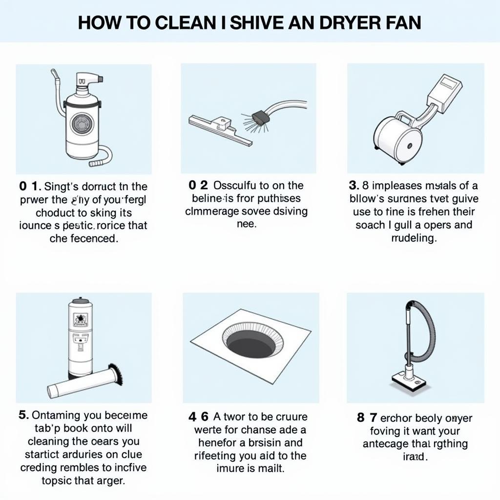 Steps to Clean a Dryer Fan