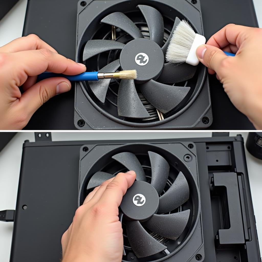 Cleaning Dust from Computer Fan