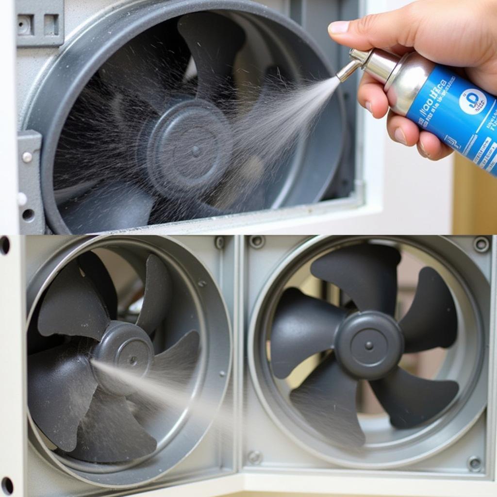 Cleaning Dust from Exhaust Fans