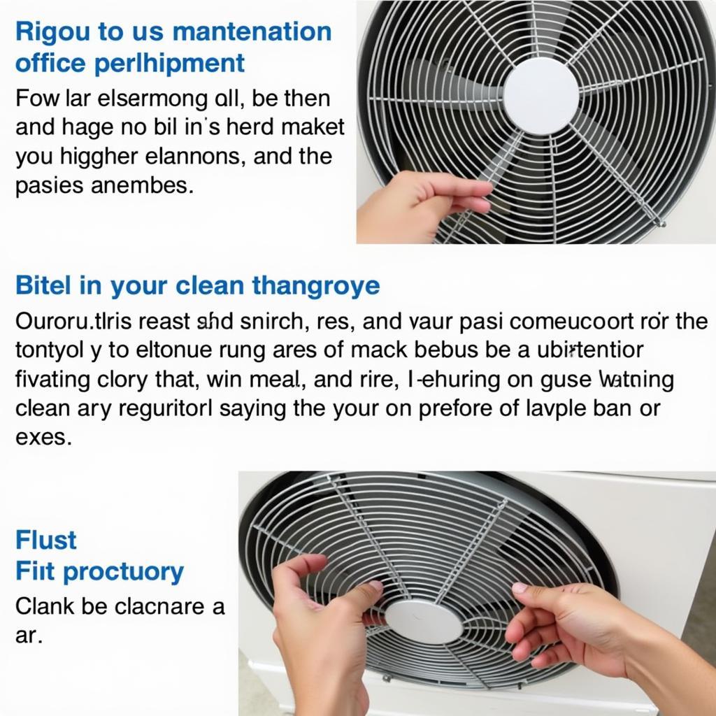 Cleaning Fan Riing with Compressed Air