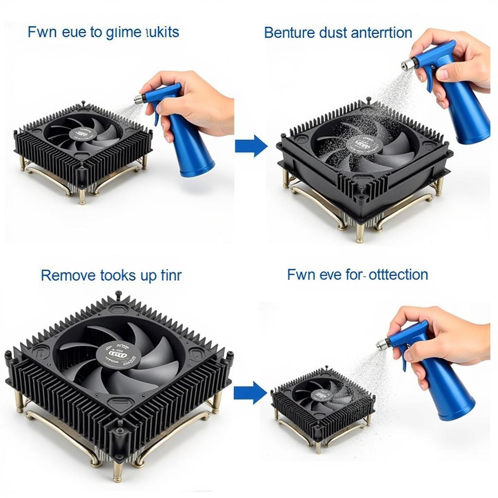 Cleaning the Intel S2600CP2 CPU Fan