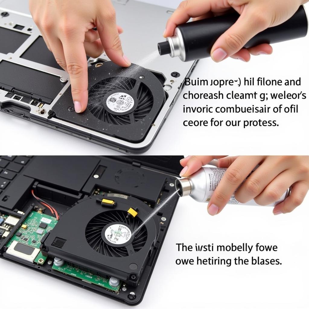 Cleaning a Laptop Fan